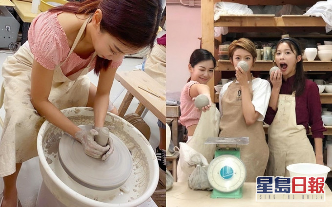 何雁詩自私約蔡思貝和賴慰玲去上陶瓷班。