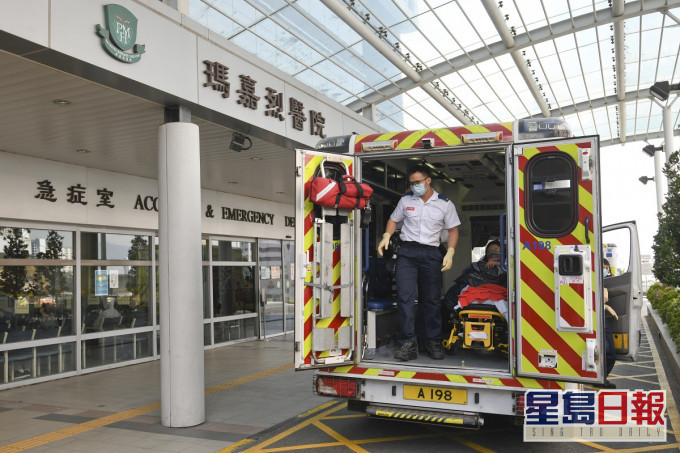 瑪嘉烈醫院職業治療部曾逗留人士需強制檢測。資料圖片