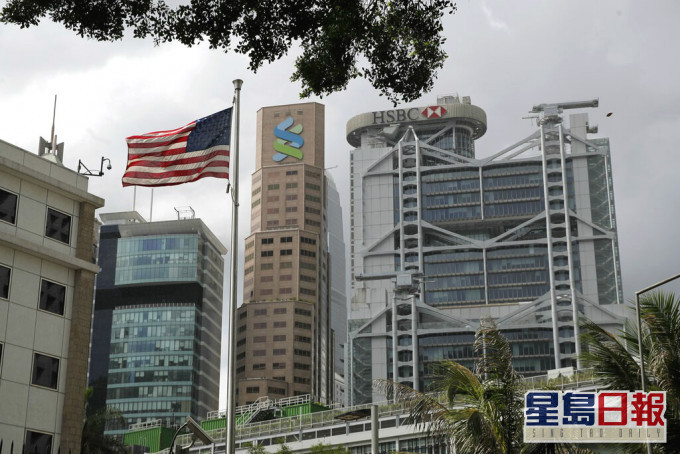 美国可能制裁香港金融机构。AP资料图片