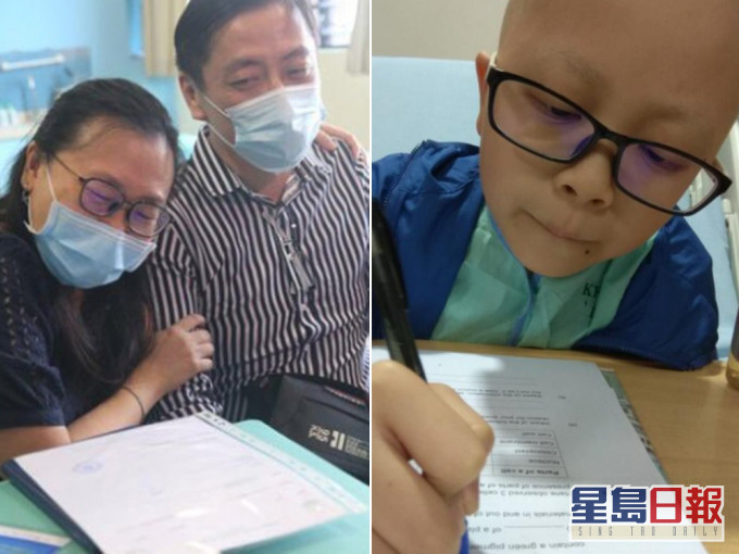 新加坡12岁截肢癌童拼命考好公开试,惟放榜前离世,令人痛心。