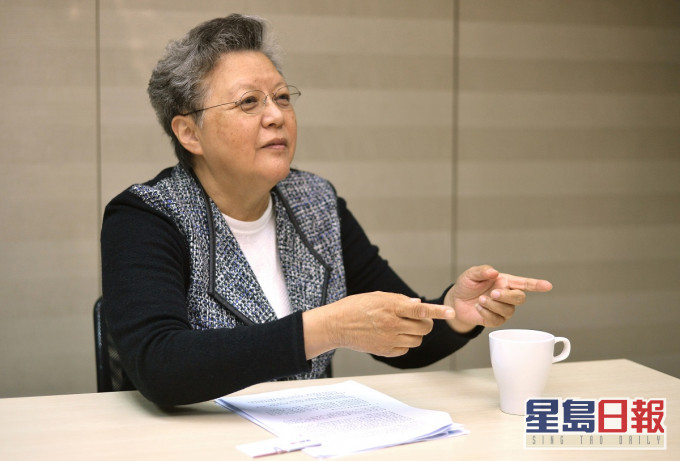范徐丽泰指香港已成国家安全短板。资料图片