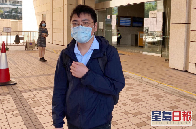 證人莫漢斌。 張旭珊攝