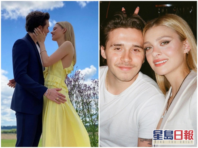 Brooklyn Beckham向女友Nicola Peltz求婚成功。網圖