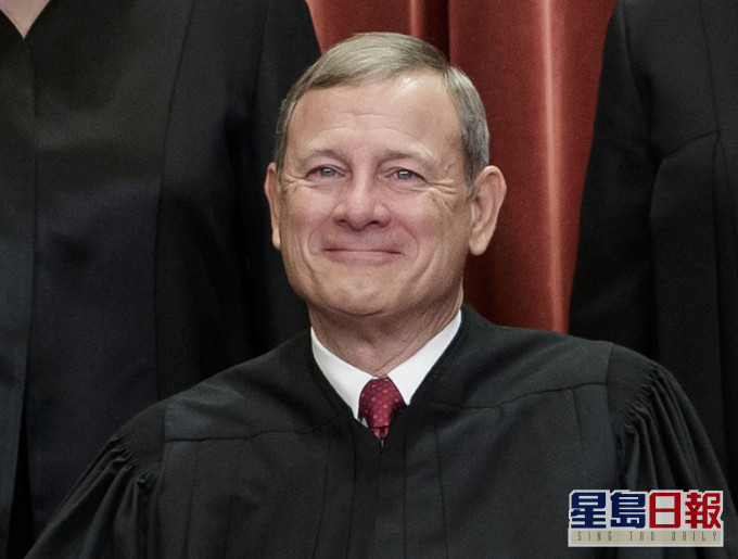 美國高院首席法官羅伯茨。 AP資料圖片