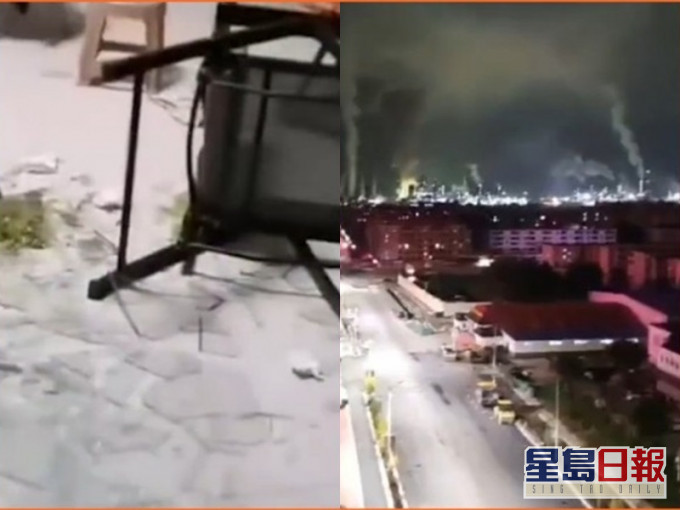 石家庄化工厂甲醇回收蒸气锅管爆炸。网图