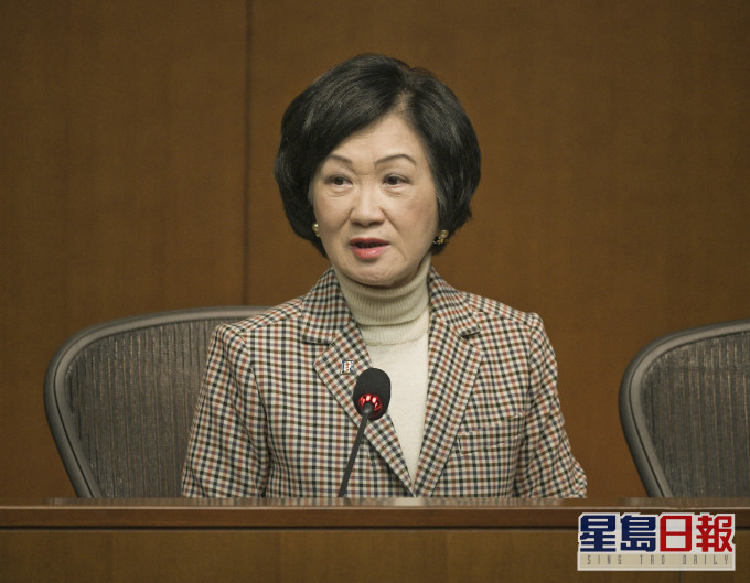 葉劉淑儀指,對此舉表示支持。資料圖片