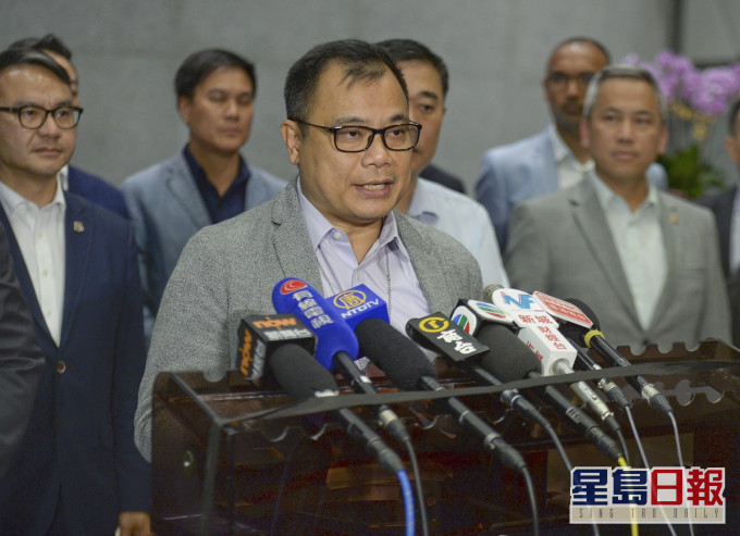 香港警察員佐級協會主席林志偉。 資料圖片