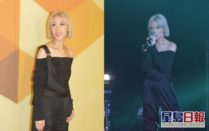 泳兒久違在台上表演感興奮,這夜還是她38歲生日前夕。