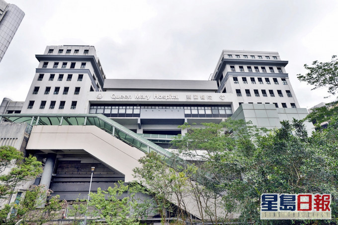 玛丽医院一名73岁的确诊男患者昨晚离世。资料图片