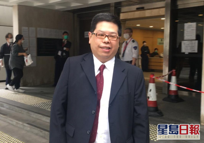 林子健就定罪上訴。 劉曉曦攝