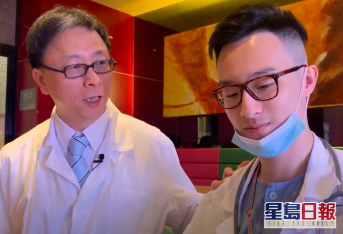 何栢良亦曾提醒不要把口罩拉到下巴位置。Ho PL Youtube影片截图