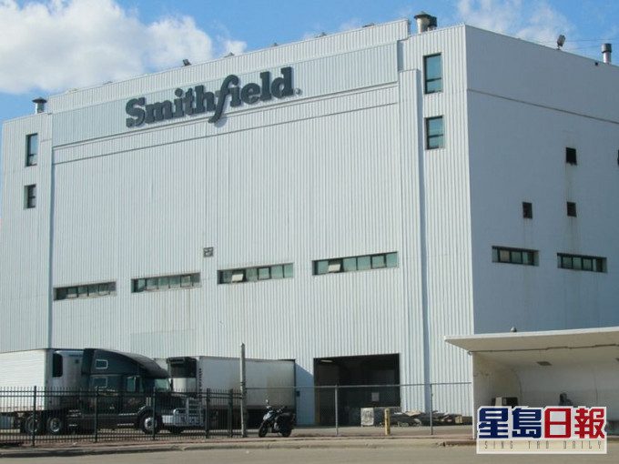 美國史密斯菲爾德食品公司出現集中感染新冠肺炎。AP圖