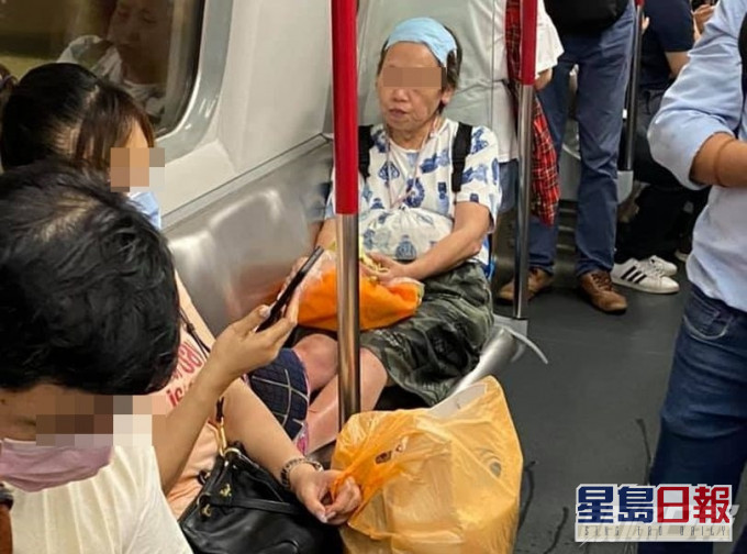 曾在地鐵做同樣欠公德的事。(FB圖)