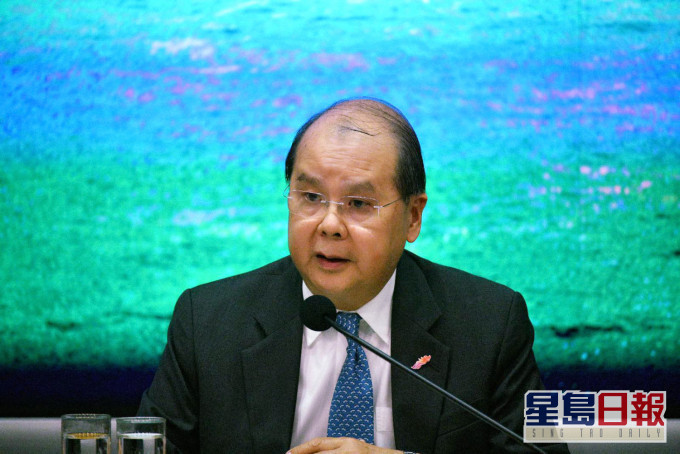張建宗支持《財政預算案》。資料圖片