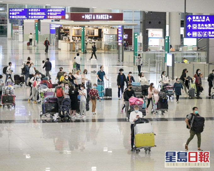 3月入境人數增加在港引發第二波爆發。資料圖片
