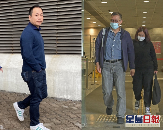 被告李林昌(左);被告陳俊成和陳曉彤(右)。資料圖片