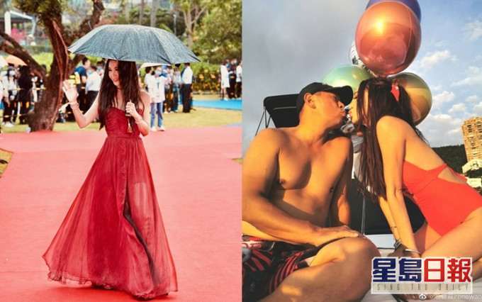 溫碧霞好得人錫,走紅地氈時突然下雨,現場粉絲爭相送傘,另老公又去澳門隔離14天,為咗陪她過佳節!