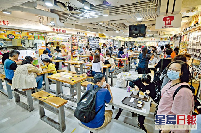 政府放寬食肆限制措施。資料圖片