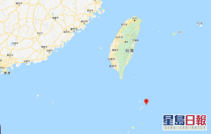 台灣南部海域發生規模6.4級地震。網上圖片