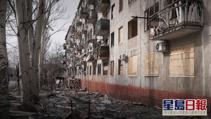 北頓涅茨克已成為一片廢墟。互聯網圖片