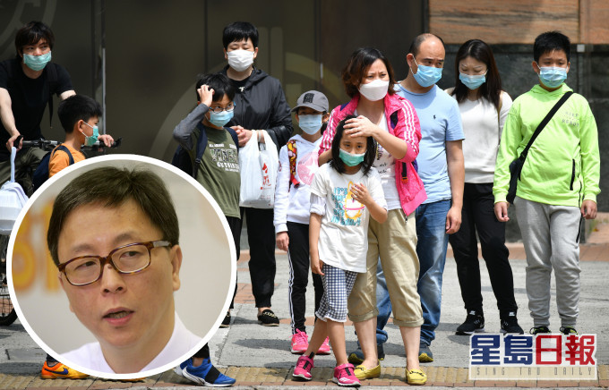 何栢良指,放宽措施后,全民都仍要戴口罩一段长时间。资料图片
