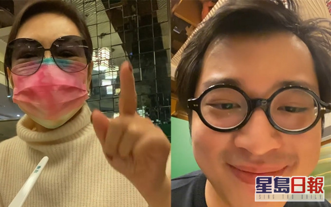 林作公开妈妈全力支持自己迎战锺培生的片段。
