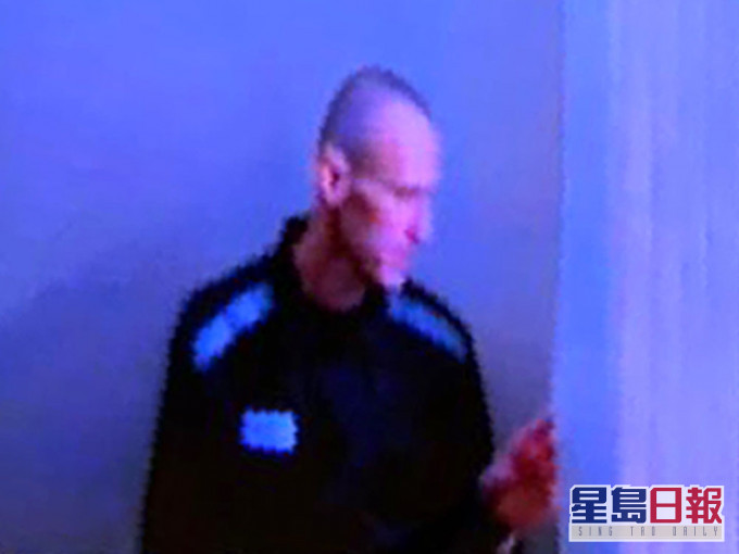 仍在獄中的俄國反對派領袖納瓦爾尼。AP圖片
