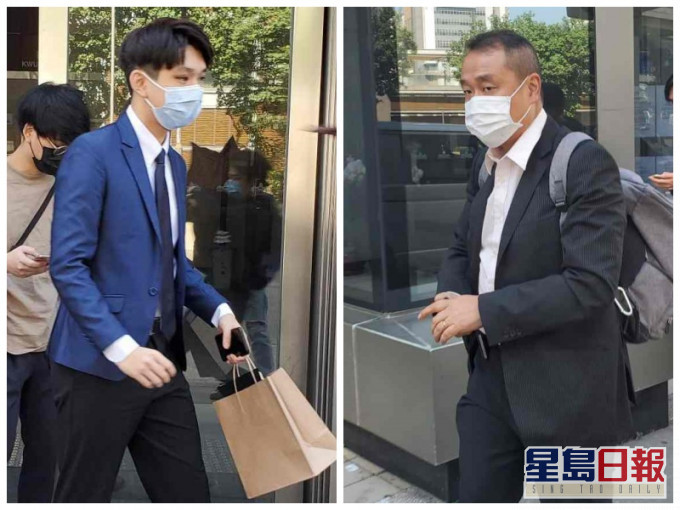 陳的民 (左)及曾令健(右)。劉安琪攝