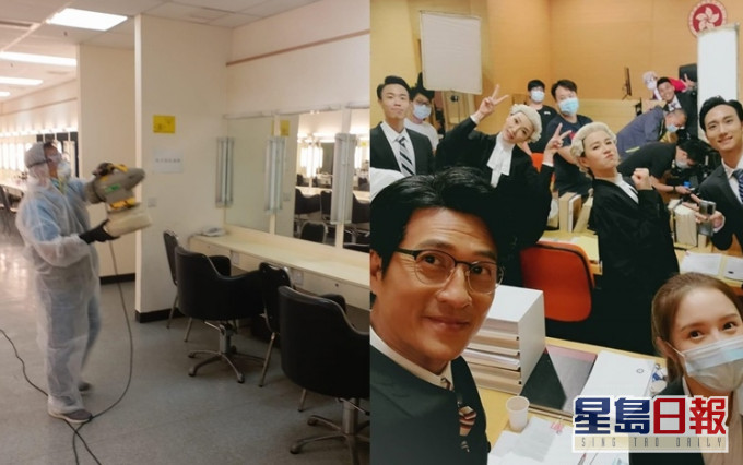 無綫消毒工作由昨晚起到今日陸續完成;黃翠如拍《七分主》廠景戲得以提早收工。