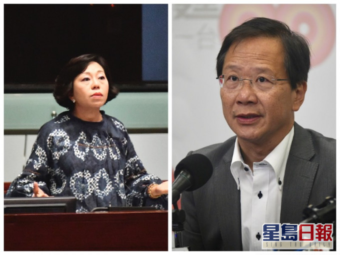 立法會主席已批准麥美娟(左)和郭家麒(右)提出與疫情有關的急切質詢。資料圖片