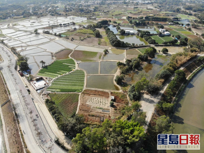 塱原自然生態公園將分為三個區域,包括「生態區」、「農業區」及「訪客區」。 發展局圖片