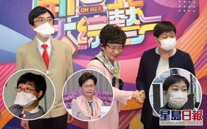 (左起)陆永、祖蓝和阮兆祥齐齐扮演政府官员。