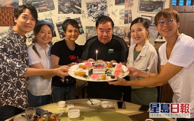 坤哥跟王子涵、蔡瀚億等為Kent哥補祝生日,Kent嫂都有出席。