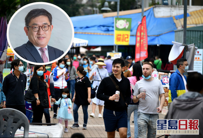 程鼎一(小图)指,旅发局推出「旅游就在香港」计划,率先推广本地游。 资料图片