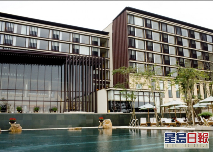 宜蘭礁溪老爺酒店內的餐廳有大片落地。網圖