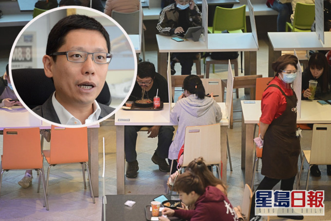 黃傑龍質疑政府檢測量不能應付飲食業員工。 資料圖片
