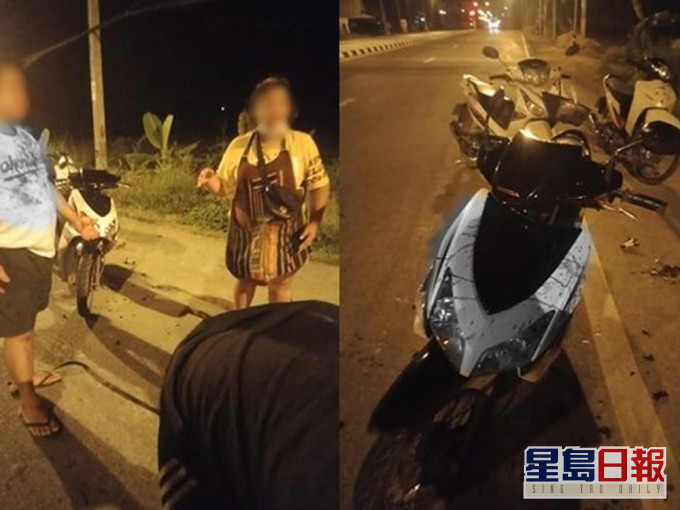 泰国清迈有民众被多名少年围殴受伤,有疑凶声称想要模仿《鱿鱼游戏》。网图