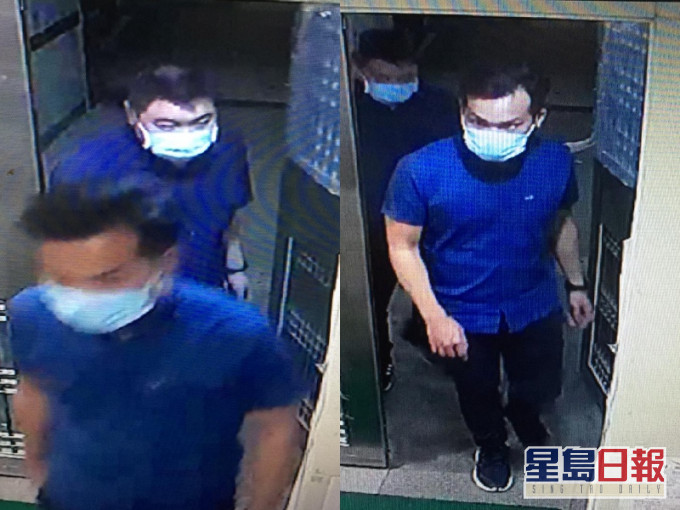 兩名自稱為警員的男子要求進入樓宇。陳榮泰FB 圖片