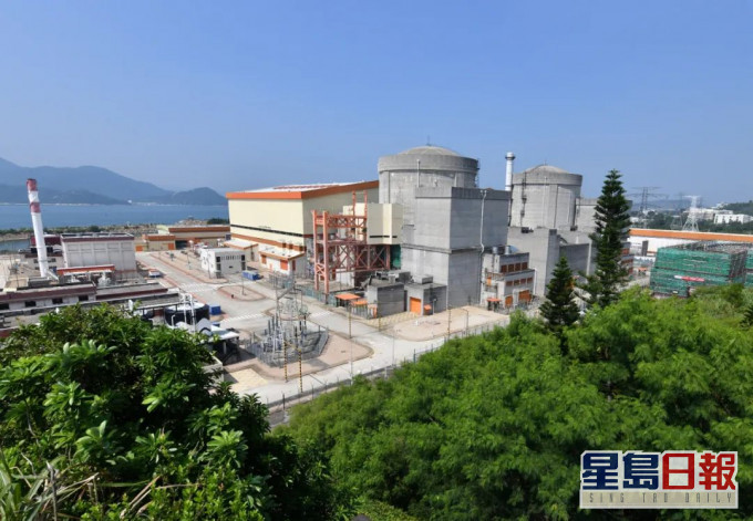 廣東深圳的大亞灣核電基地兩台機組。新華社圖片