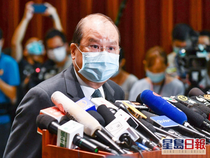 張建宗強調香港有能力、有決心、有信心抵禦無理的恐嚇,無懼外國提出的制裁和威脅。網圖