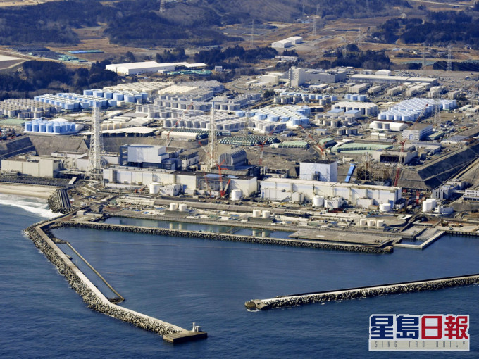 日本福島第一核電站。AP圖片