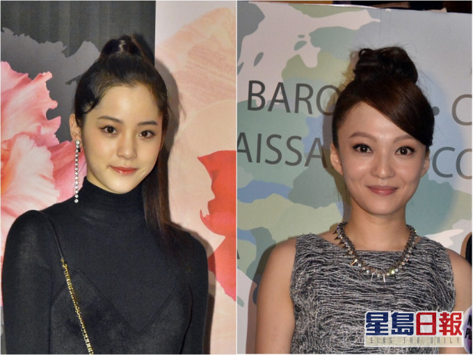 台灣藝人歐陽娜娜(左)、張韶涵(右)有傳將在大陸國慶晚會上唱「我的祖國」等歌曲。資料圖片