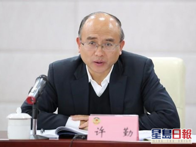 河北省省長許勤。網圖
