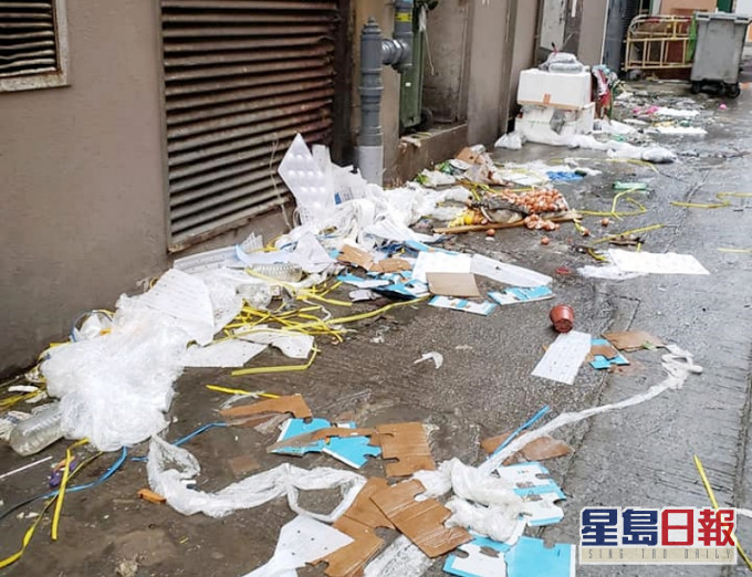 街市后巷环境。相片来源:刘贵梅 Facebook 专页