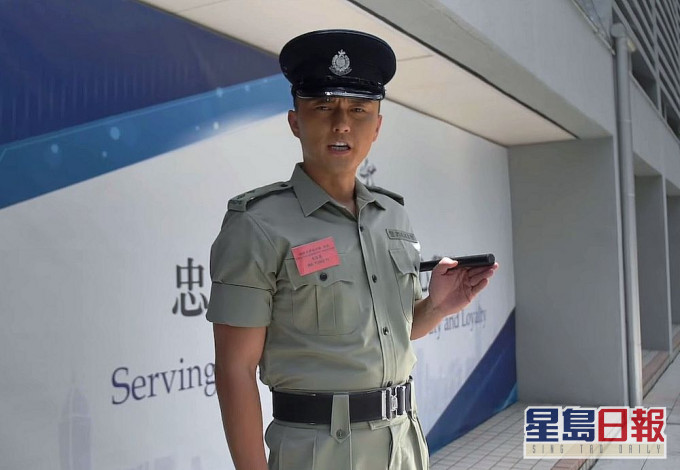 杨明曾协助警方拍摄一系列警员招募与防罪案资讯的短片。网图