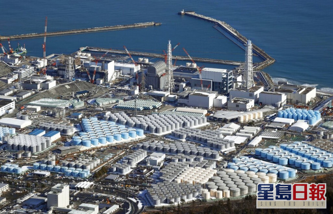日本擬將福島核災難產生的核污水排入大海。AP資料圖片