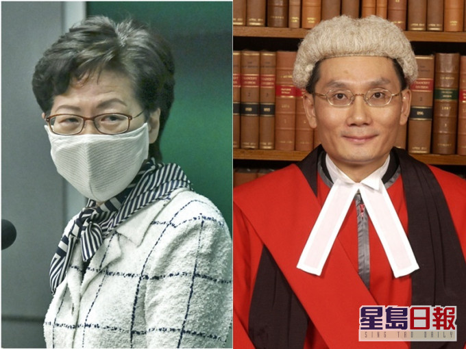 林郑月娥正式任命张举能法官为终审法院首席法官。资料图片