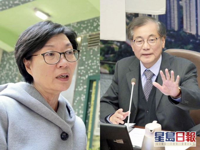 陳樹英(左)及程張迎(右)。資料圖片