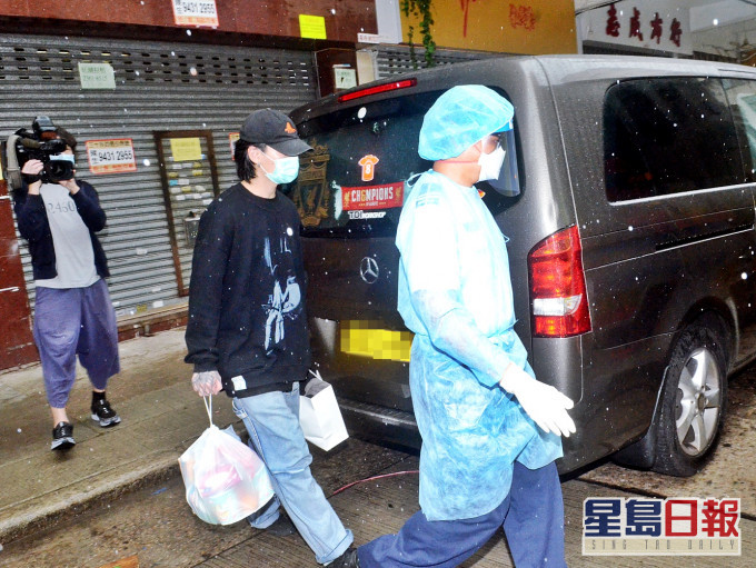確診的劏房戶今日已獲安排送院。