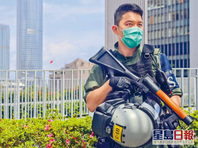 自2019年反修例風波,警隊全力止暴制亂,政府破天荒推出「特別任務警察」。資料圖片